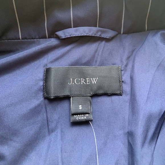 J Crew Down-filled Pinstriped Vest - Picture 2 of 6